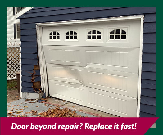 Door beyond repair? Replace it fast!